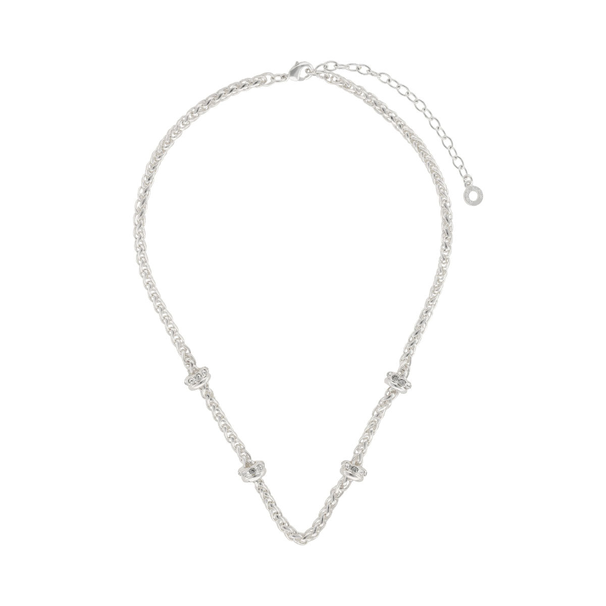 COLLAR ANNE KLEIN JOYFUL GLOW PLATEADO