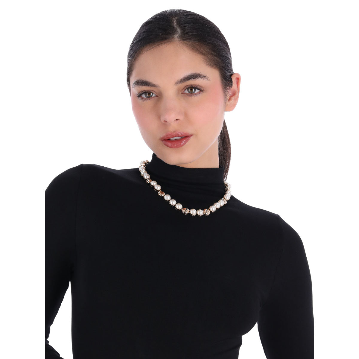 COLLAR ANNE KLEIN PEARLS PROMISE BITONO