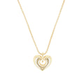 COLLAR ANNE KLEIN HOLIDAY HEARTS DORADO