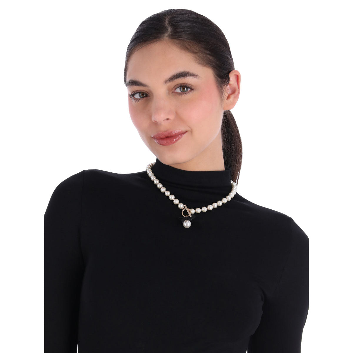 COLLAR ANNE KLEIN ALEACION DE METALES COLOR BITONO FORMA PRINCESA 01N00578