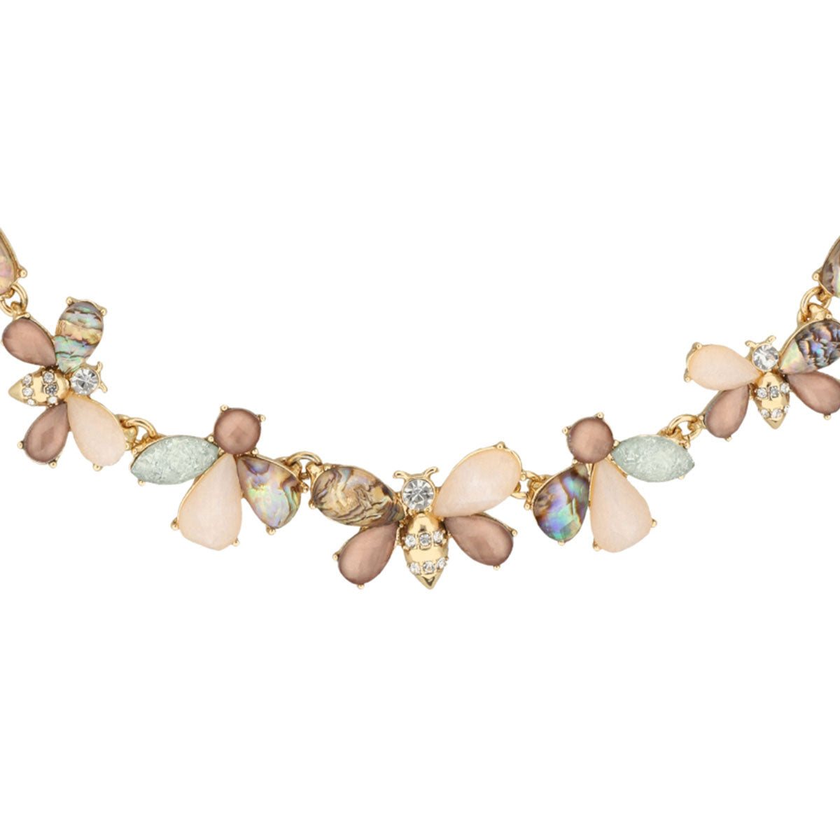 COLLAR ANNE KLEIN BUSY BEES DORADO