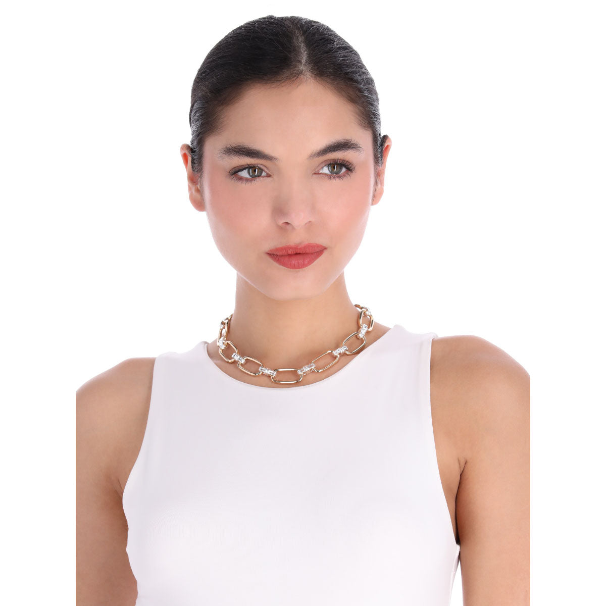 COLLAR ANNE KLEIN SLEEK SOPHISTICATION DORADO