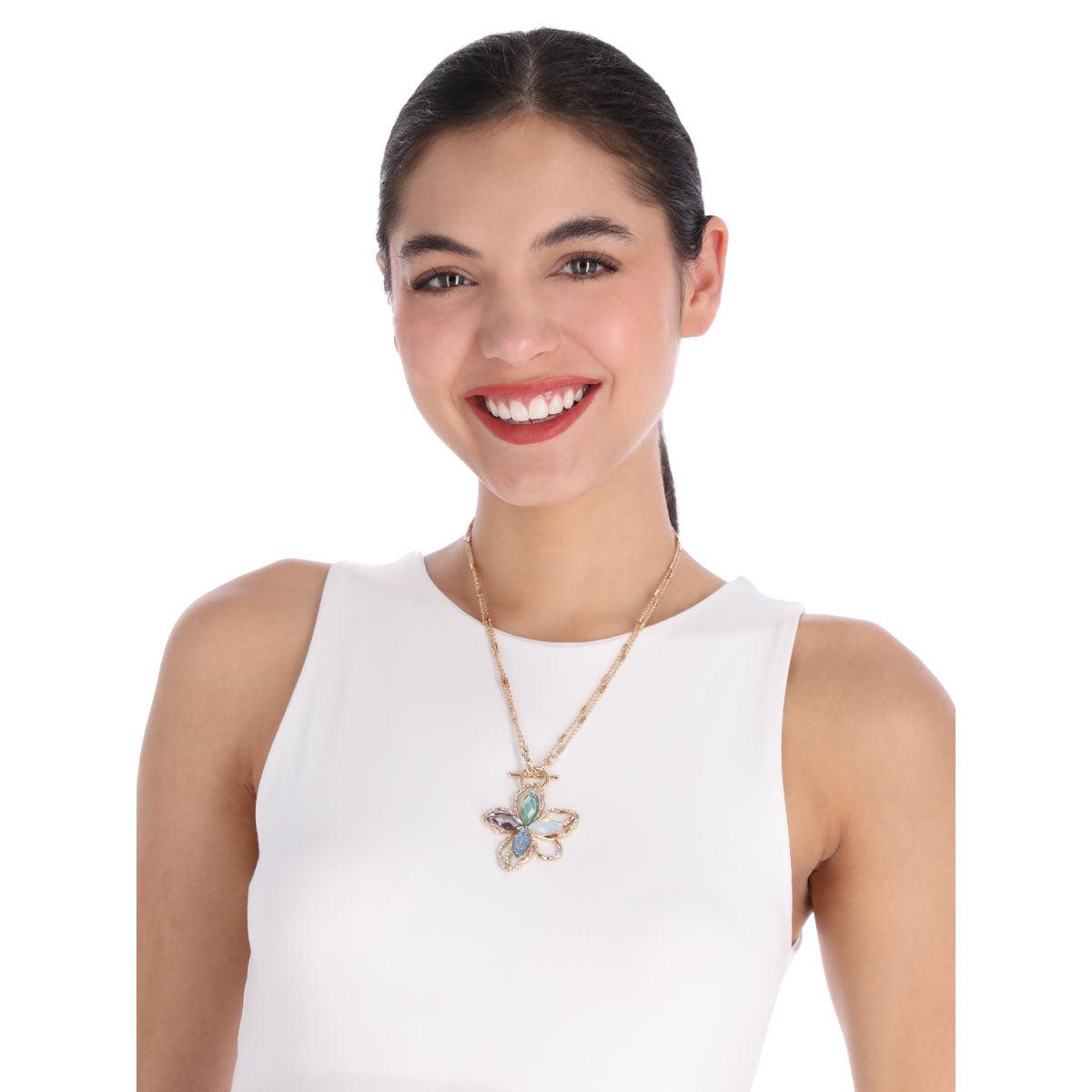 COLLAR ANNE KLEIN GARDEN GALA DORADO