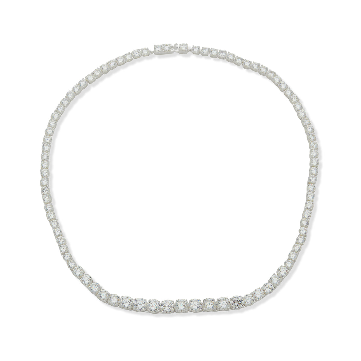 COLLAR ANNE KLEIN TENNIS MOMENT PLATEADO