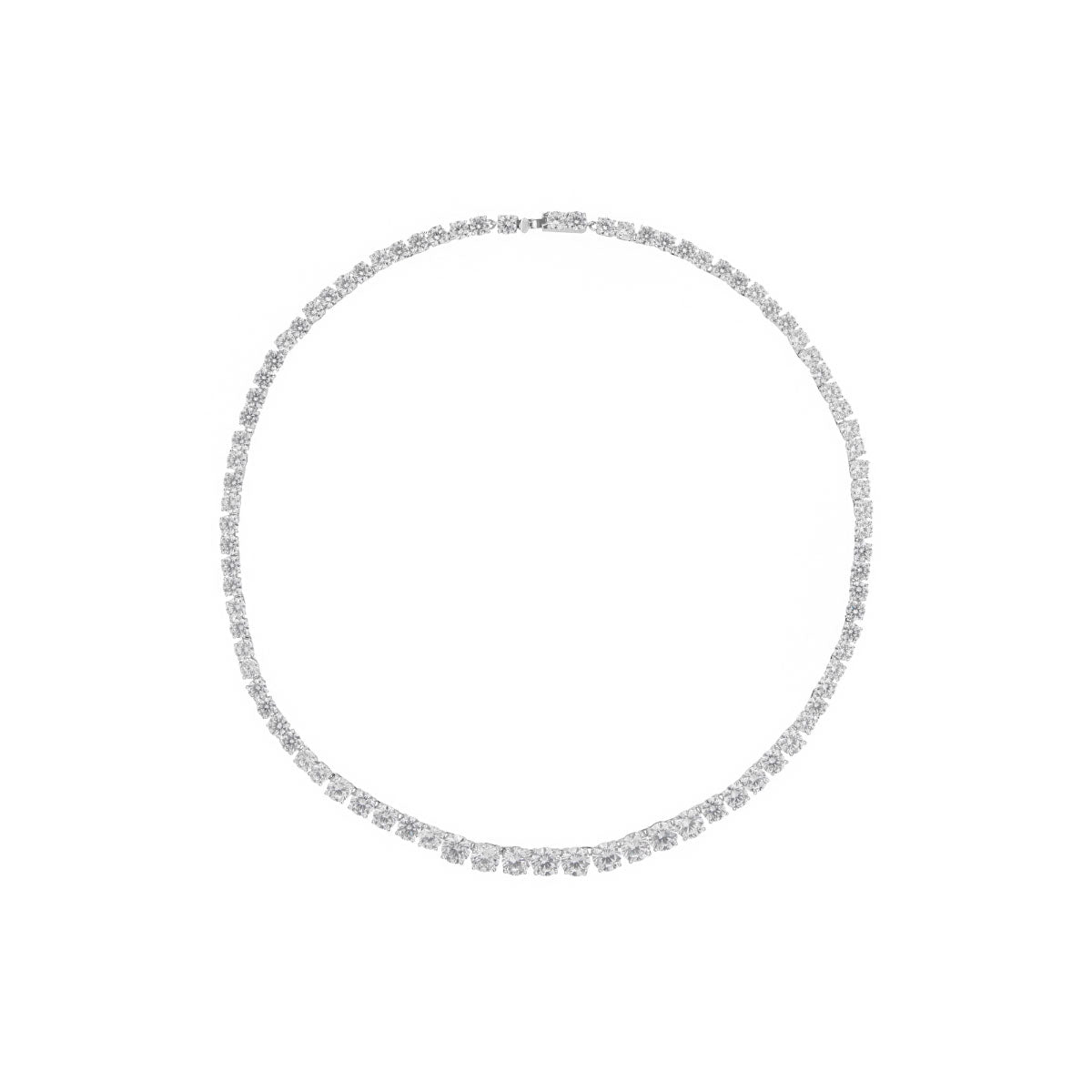 COLLAR ANNE KLEIN TENNIS MOMENT PLATEADO