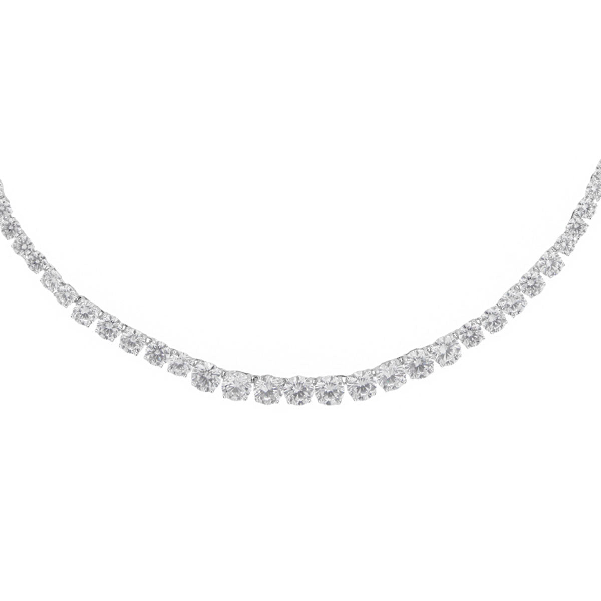 COLLAR ANNE KLEIN TENNIS MOMENT PLATEADO