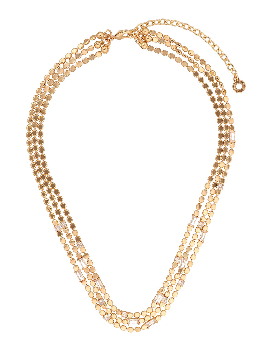 COLLAR ANNE KLEIN COLOR DORADO FORMA ASIMETRICO 01N00655