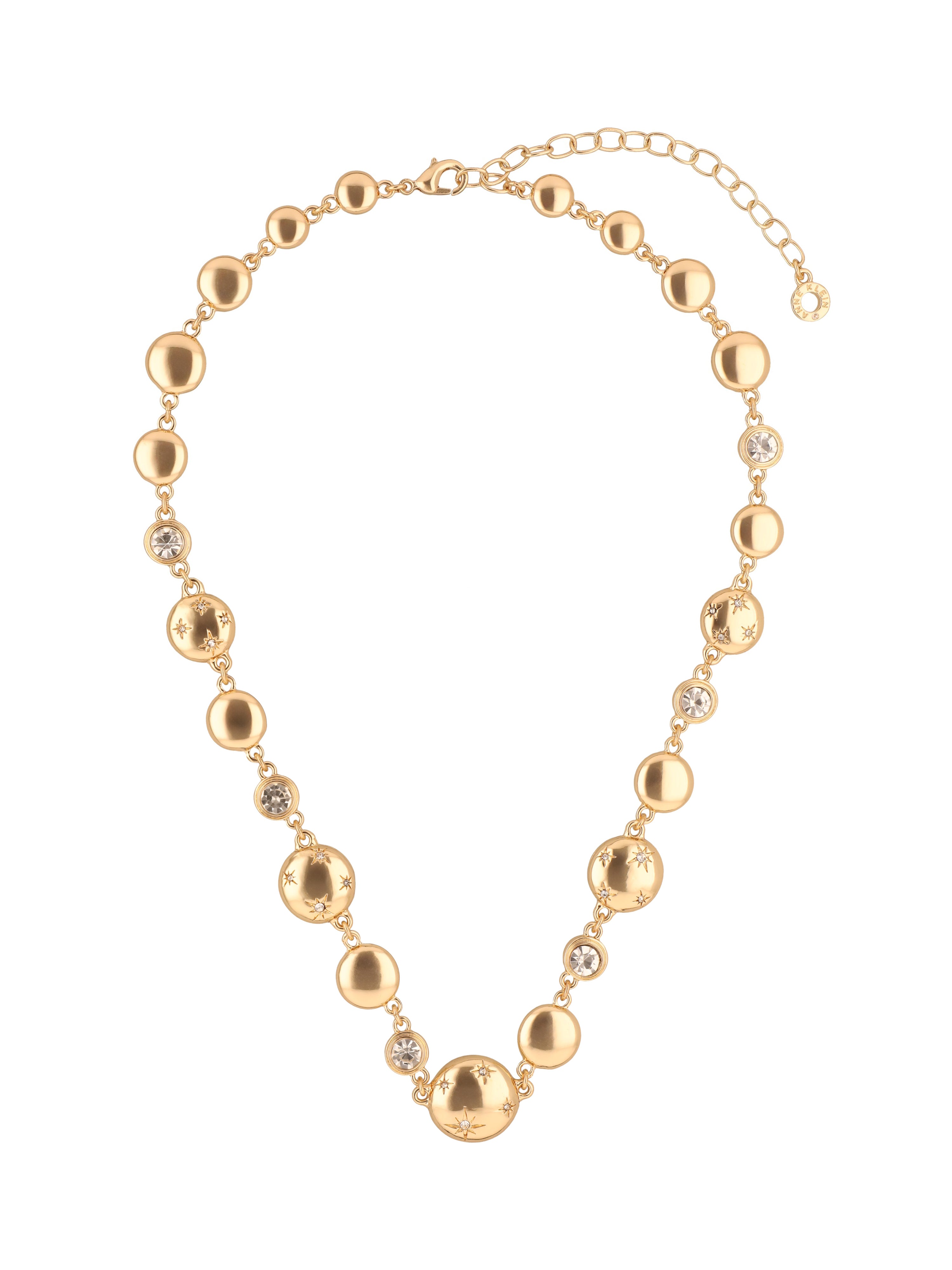 COLLAR ANNE KLEIN COLOR DORADO FORMA OVALADO 01N00688