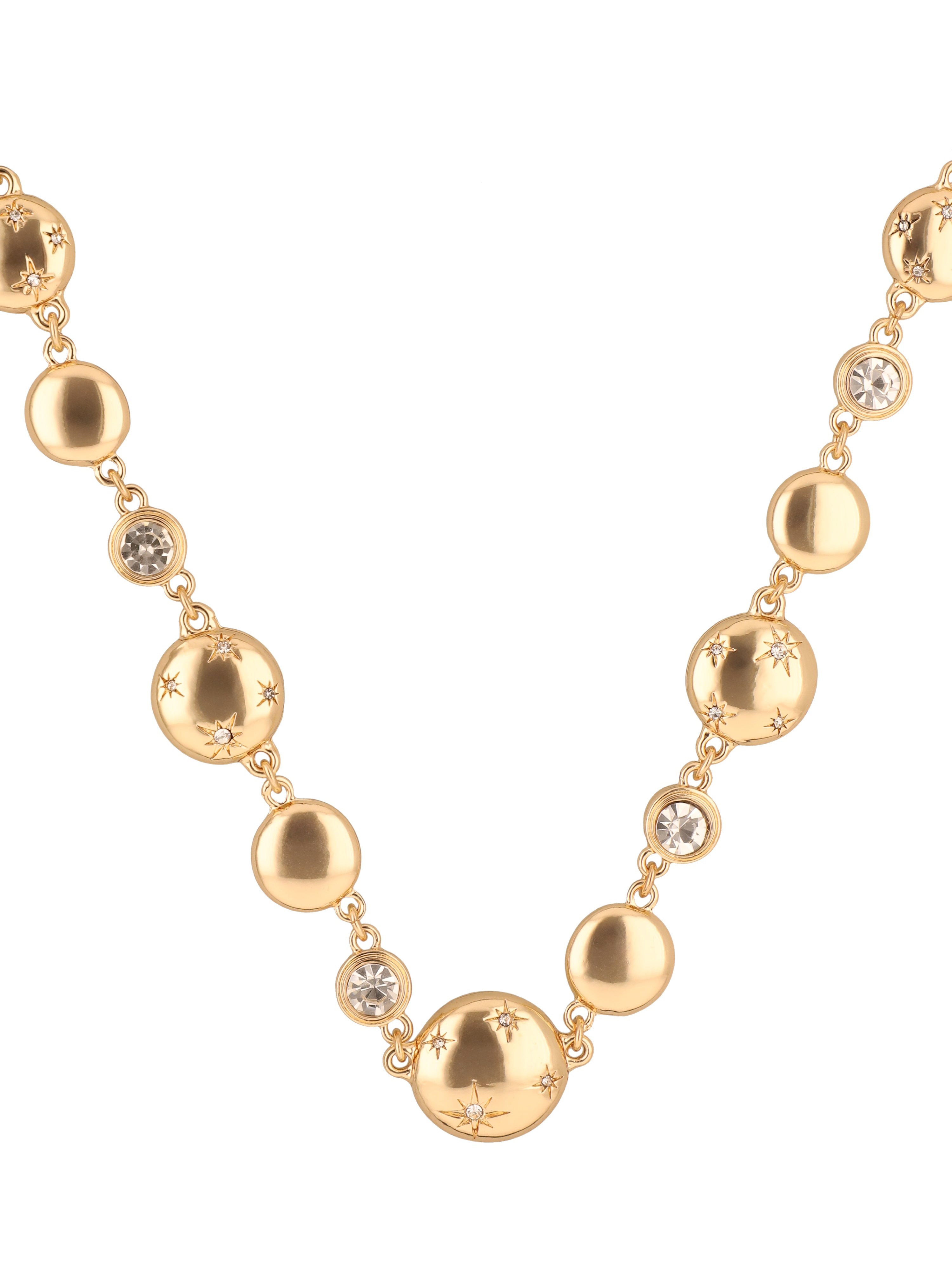 COLLAR ANNE KLEIN COLOR DORADO FORMA OVALADO 01N00688