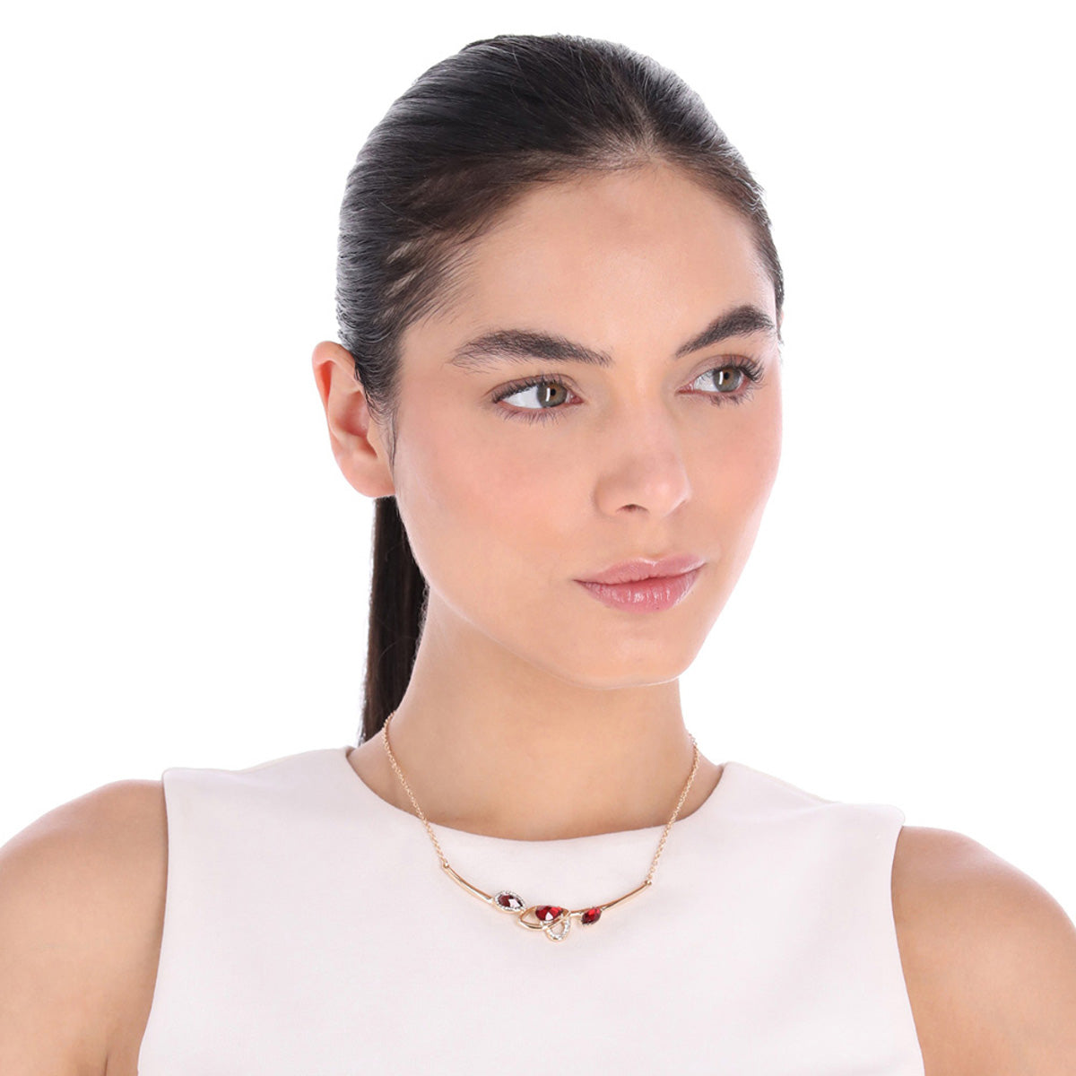COLLAR ANNE KLEIN FASHIONABLY FESTIVE DORADO