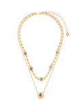 COLLAR ANNE KLEIN COLOR DORADO FORMA CIRCULAR 01N00711