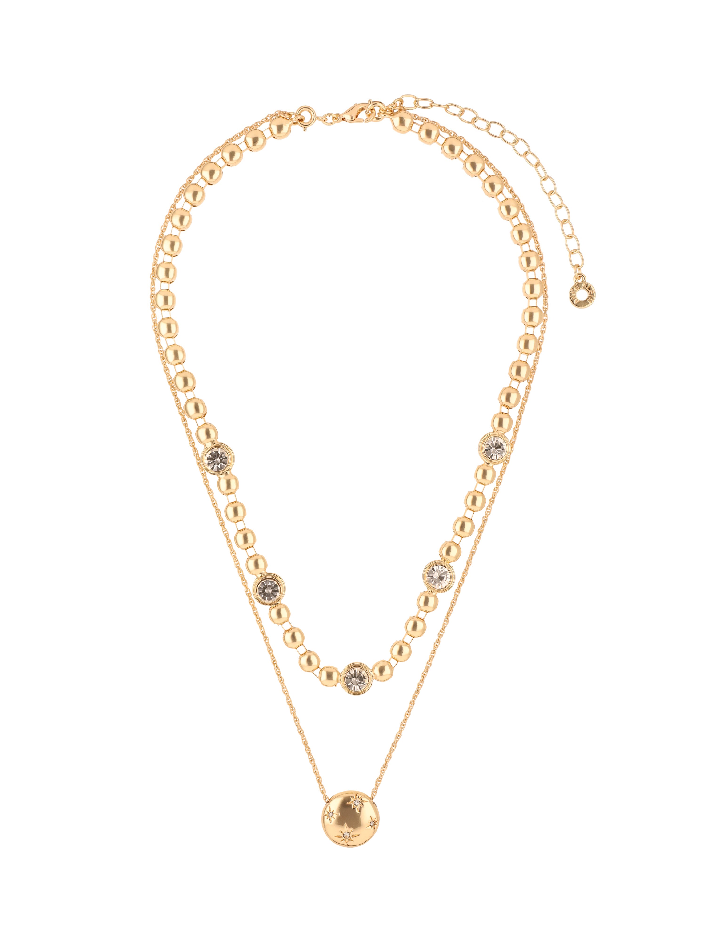COLLAR ANNE KLEIN COLOR DORADO FORMA CIRCULAR 01N00711