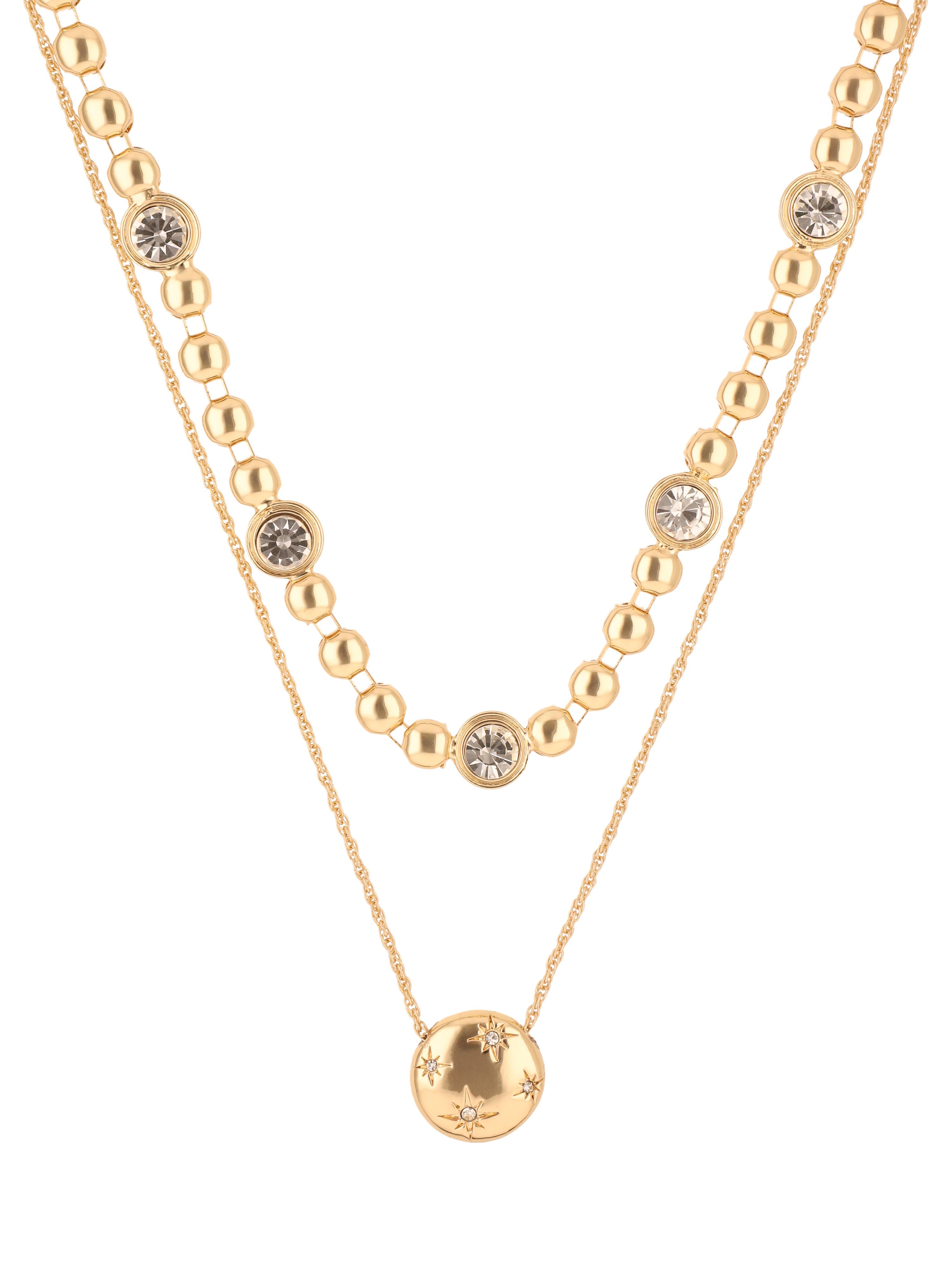 COLLAR ANNE KLEIN COLOR DORADO FORMA CIRCULAR 01N00711
