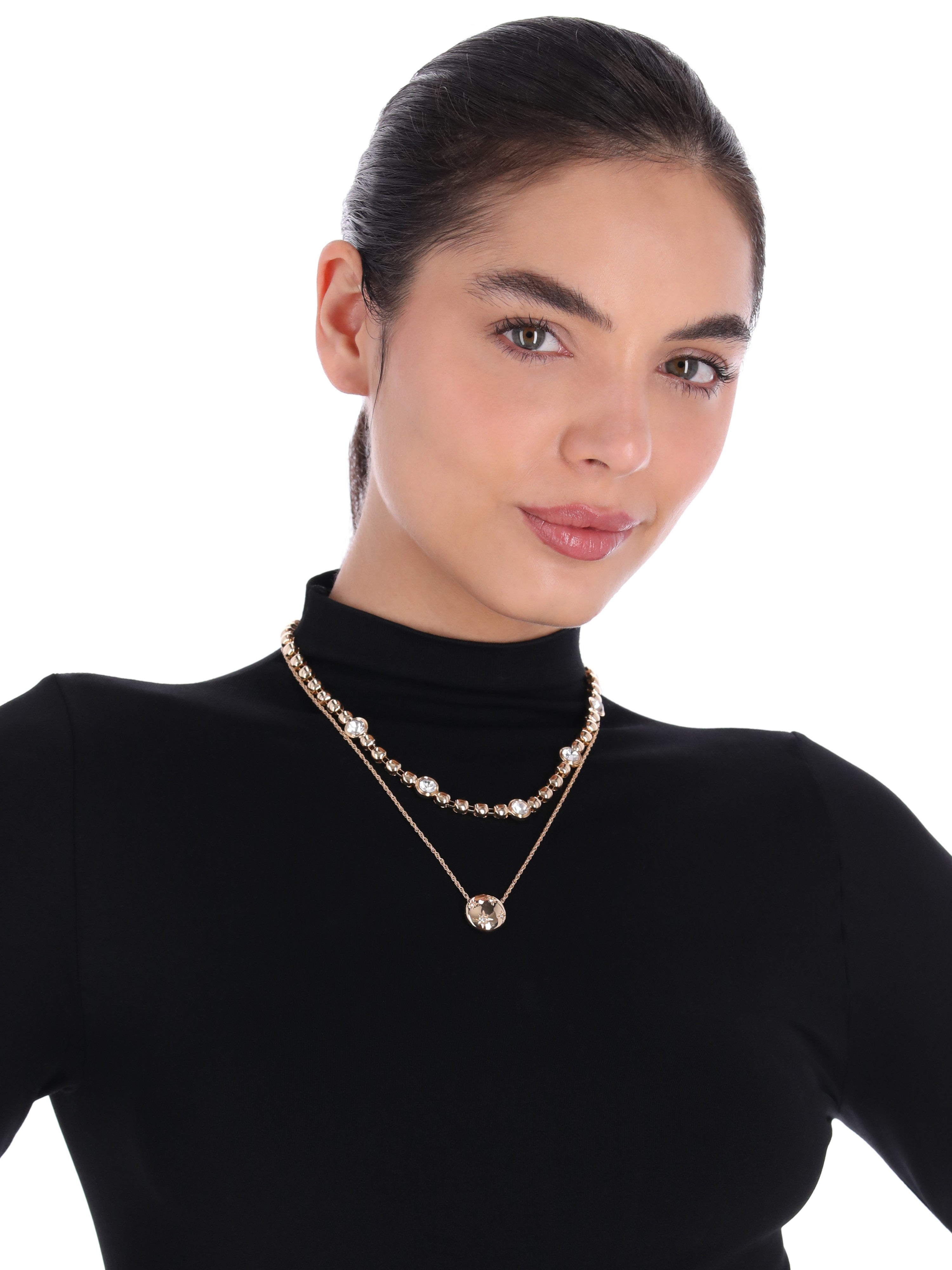 COLLAR ANNE KLEIN COLOR DORADO FORMA CIRCULAR 01N00711