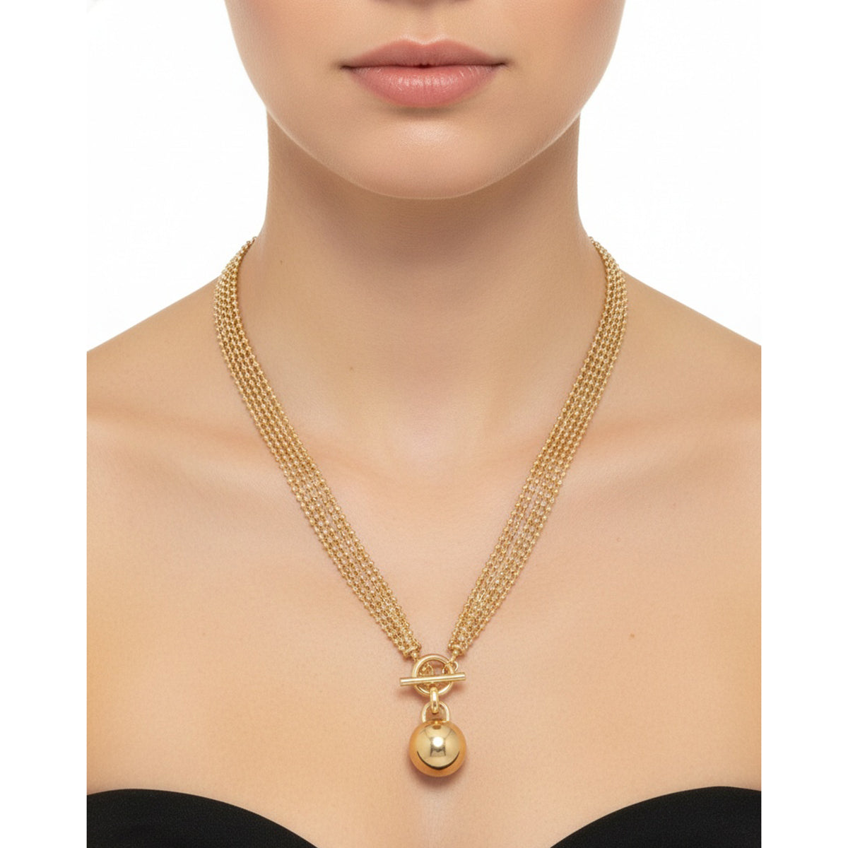 Collar Anne Klein Color Dorado 01N00746