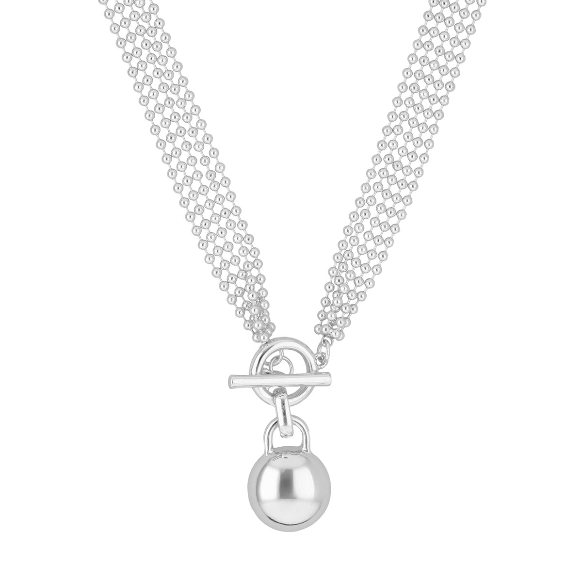 Collar Anne Klein Color Plateado 01N00748