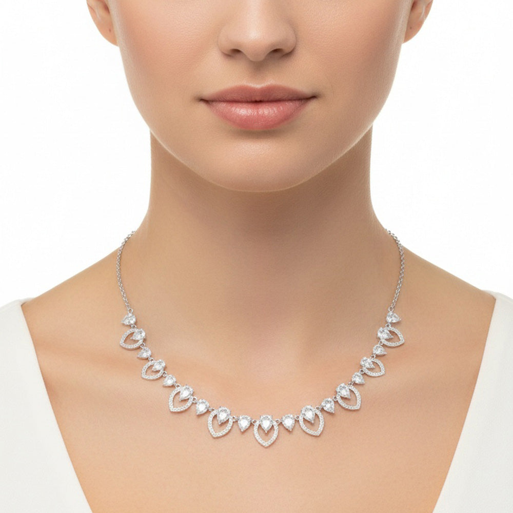 Collar Anne Klein Color Plateado 01N00749 Contenido 1 Collar