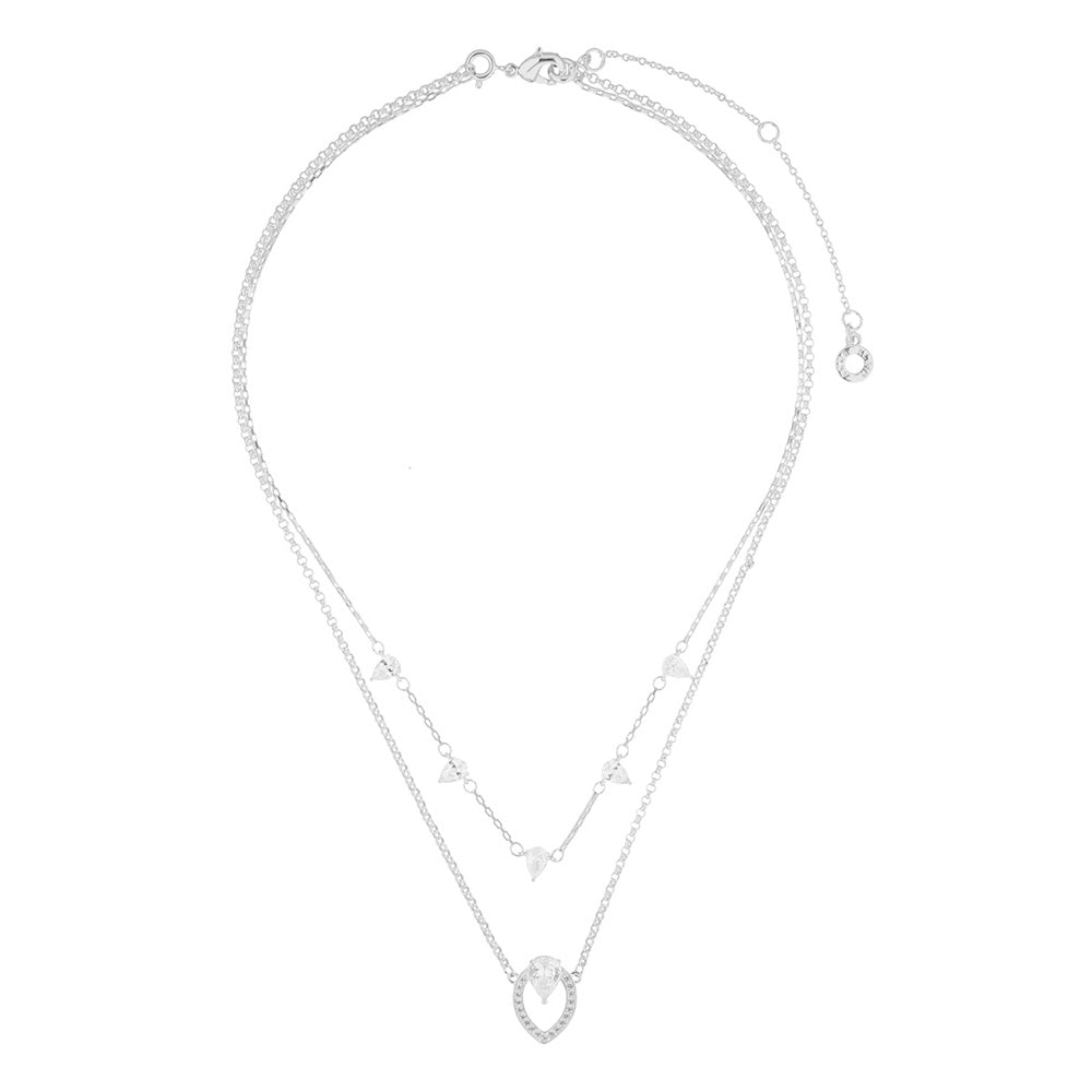 Collar Anne Klein Color Plateado Para Mujer Contenido 1 Collar 01N00772