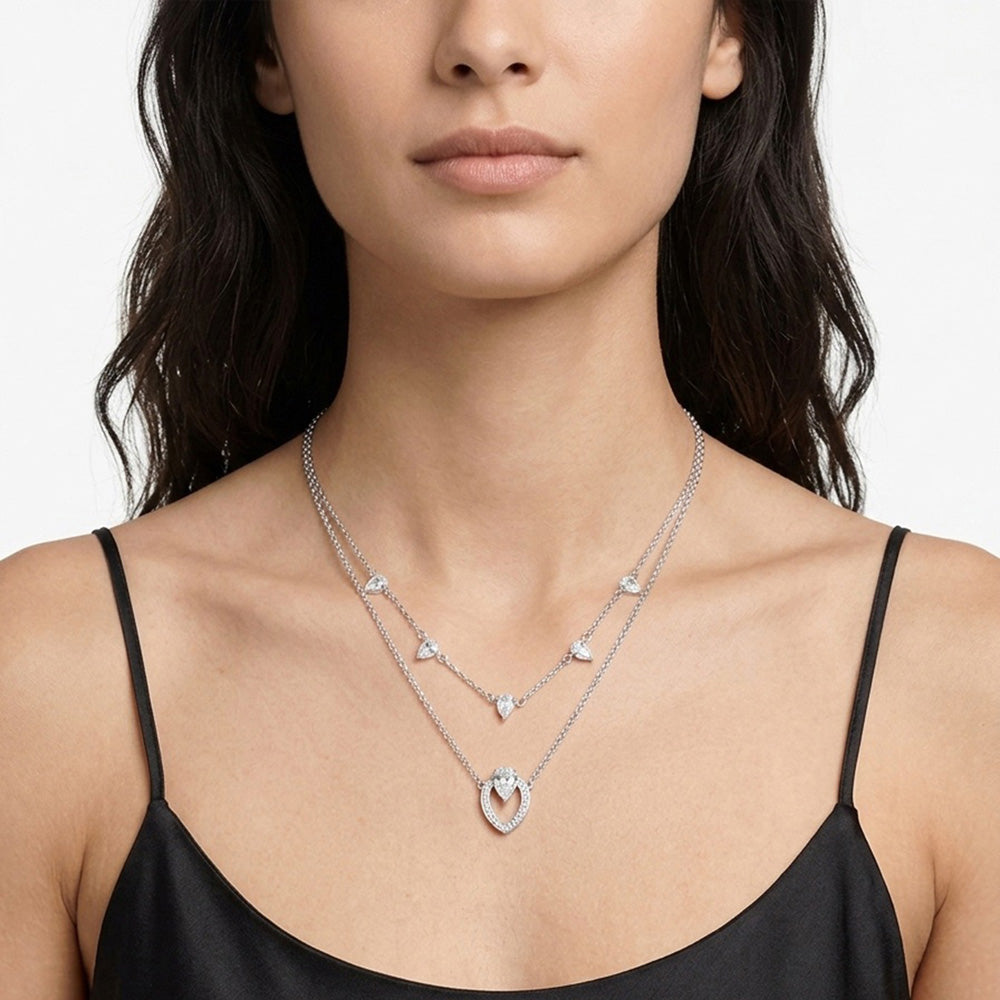 Collar Anne Klein Color Plateado Para Mujer Contenido 1 Collar 01N00772