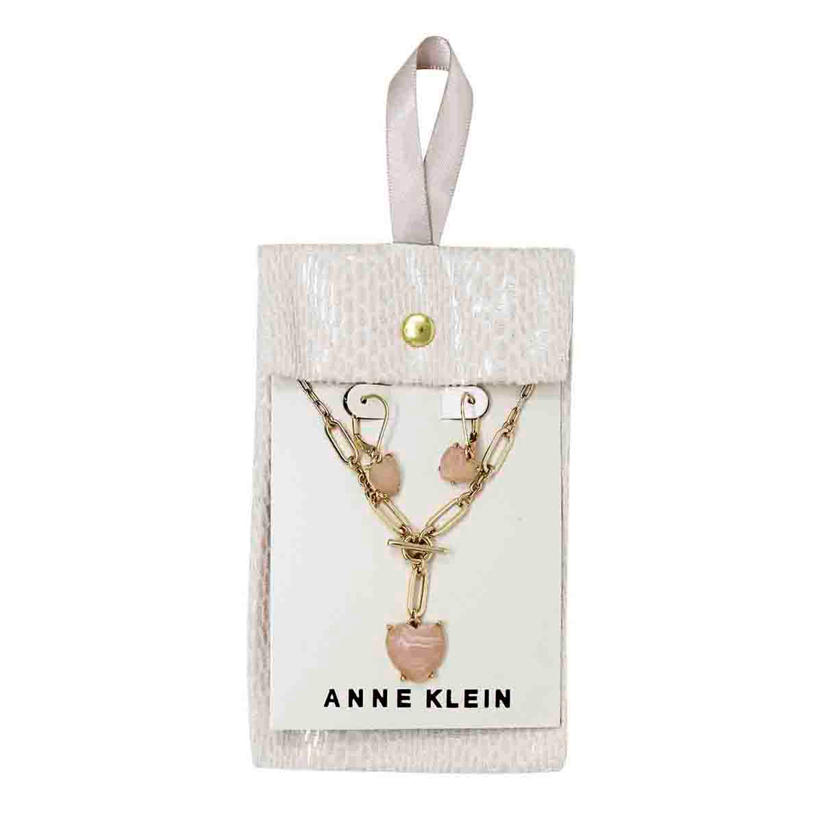 SET ANNE KLEIN POUCH SETS TRANS H21 DORADO