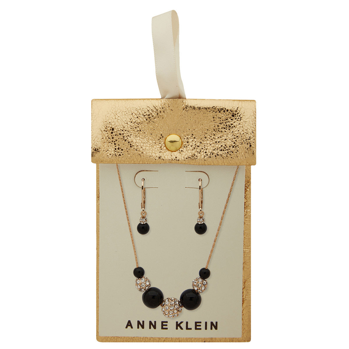 SET ANNE KLEIN HOLIDAY POUCH SETS DORADO
