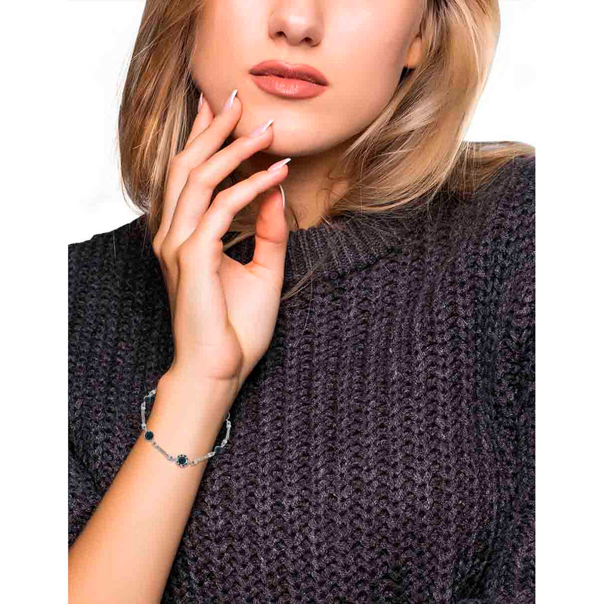 PULSERA DKNY RE COLORS BASICS PLATA