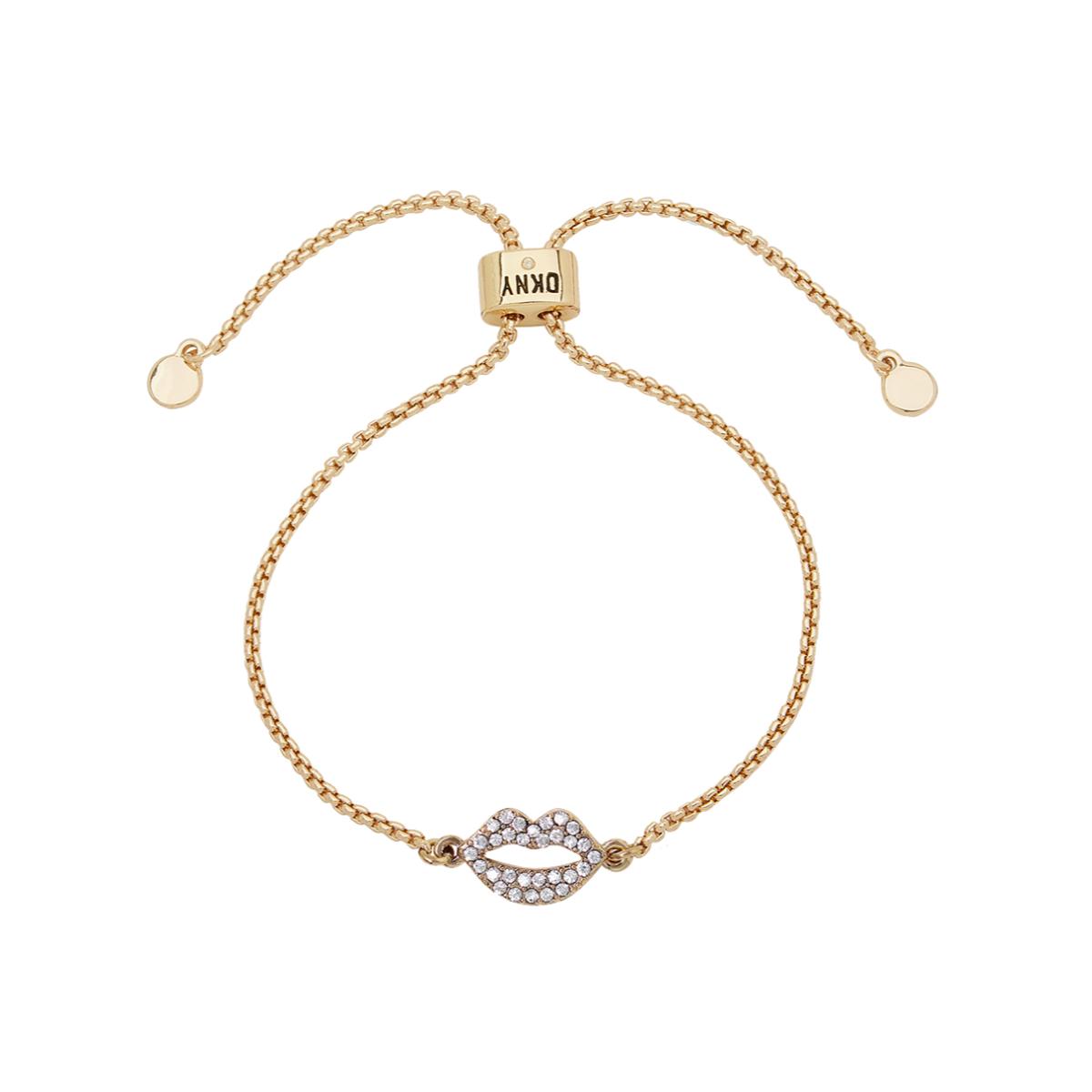 PULSERA DKNY COLOR DORADO FORMA SENCILLO 04B00113