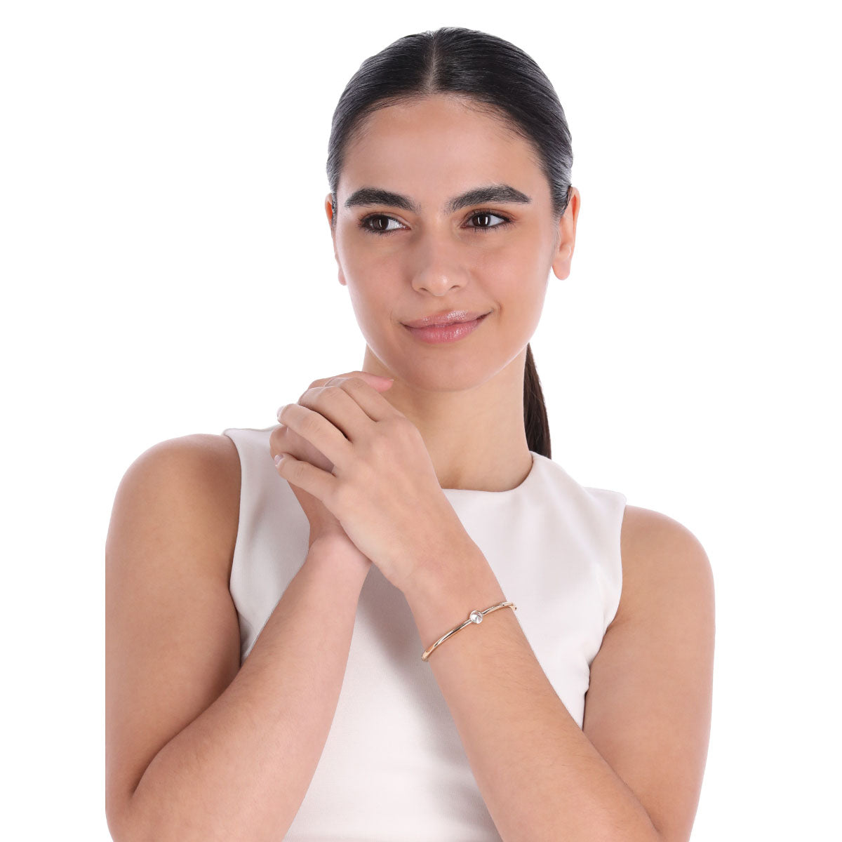 COLLAR DKNY JADE DORADO