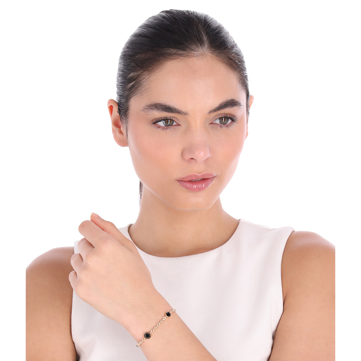 PULSERA DKNY COLOR DORADO FORMA CIRCULAR 04B00347