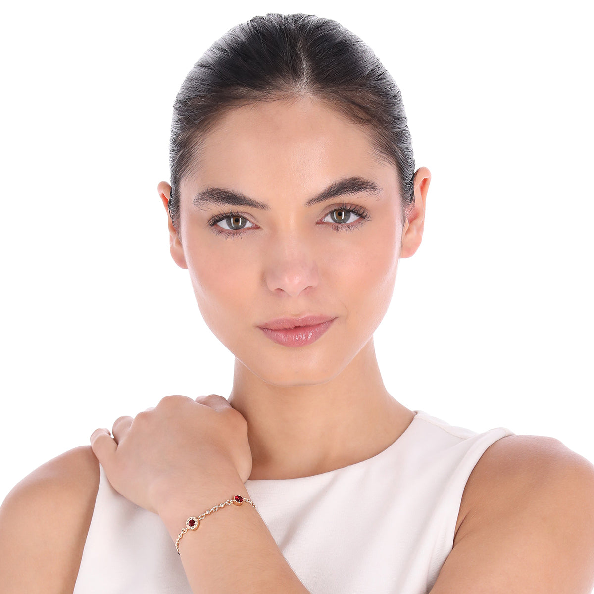 PULSERA DKNY COLOR DORADO FORMA CIRCULAR 04B00348