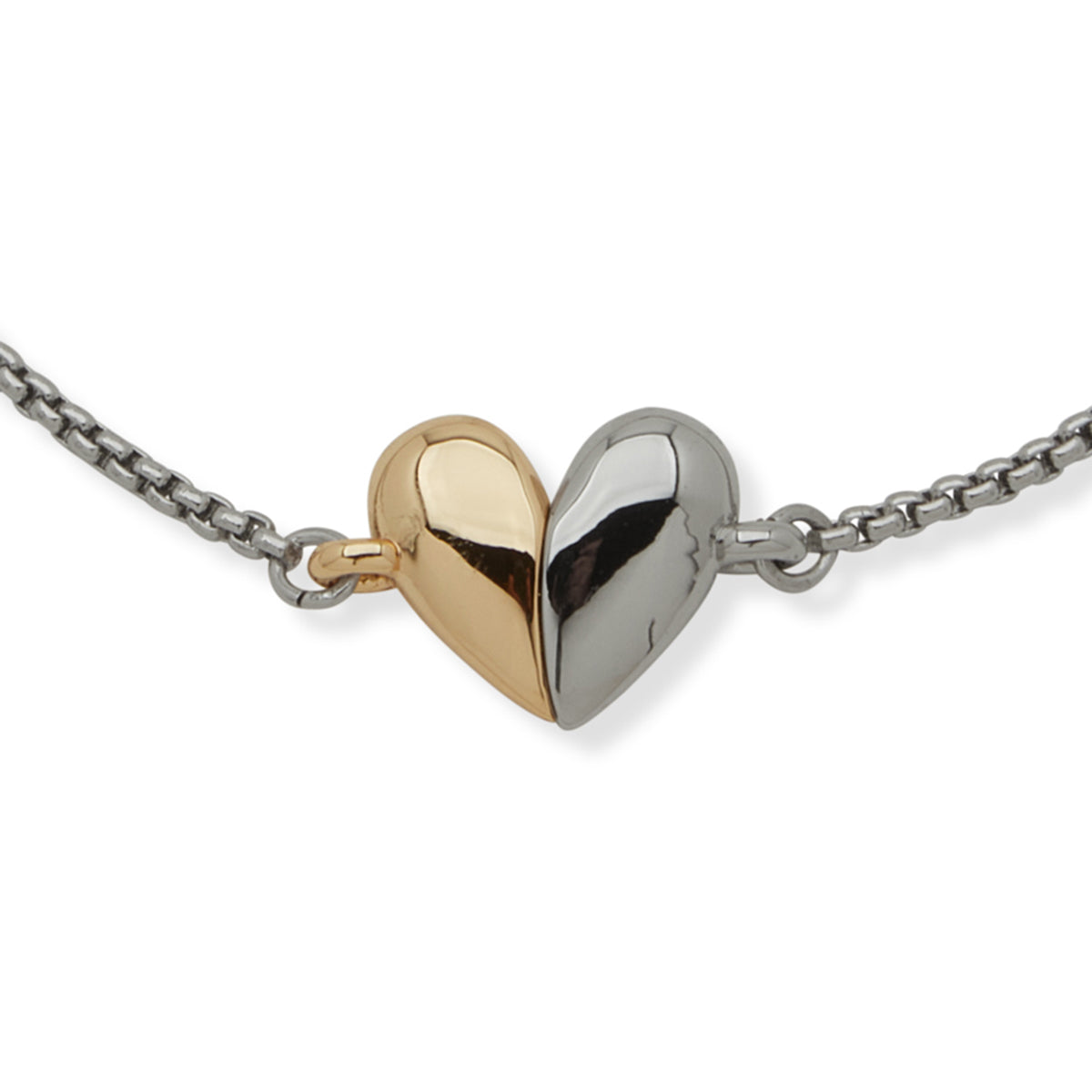 PULSERA DKNY COLOR BITONO FORMA CORAZÃ“N 04B00356