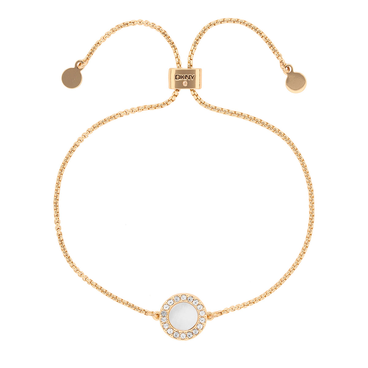 PULSERA DKNY COLOR DORADO FORMA CIRCULAR 04B00357