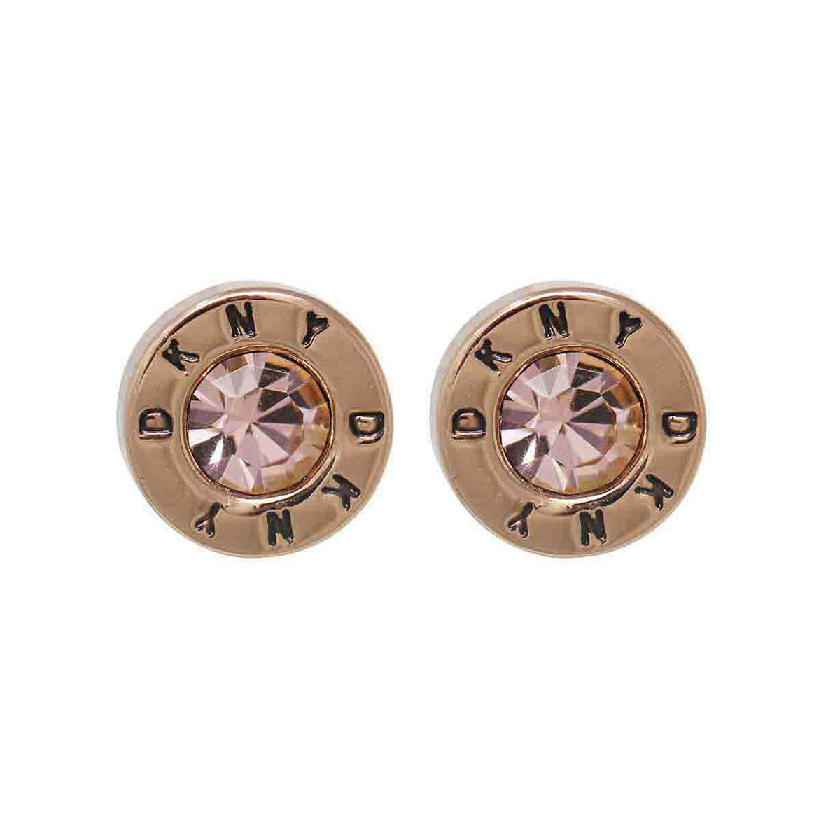 ARETES DKNY RE COLORS BASICS ORO ROSA
