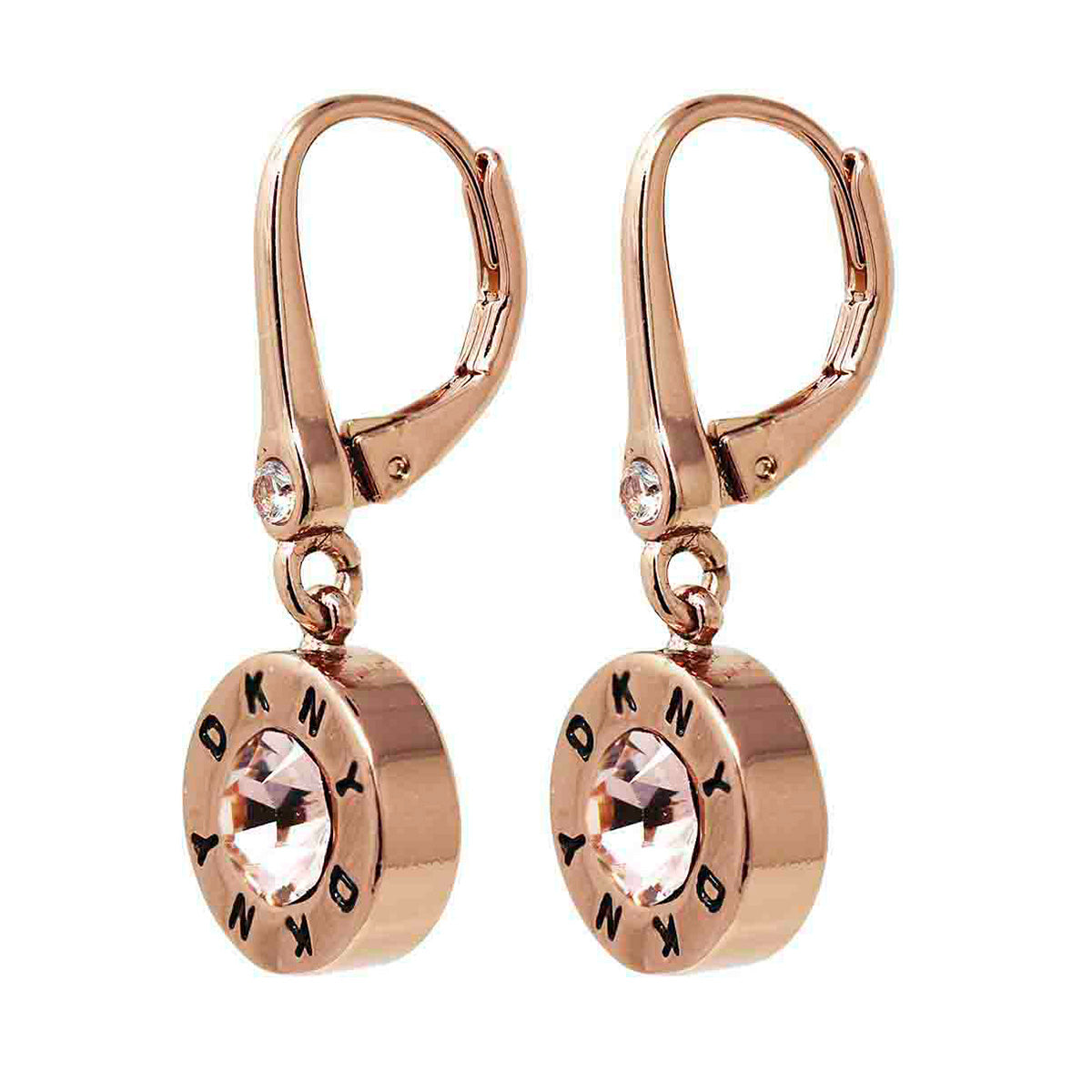 ARETES DKNY RE COLORS BASICS ORO ROSA