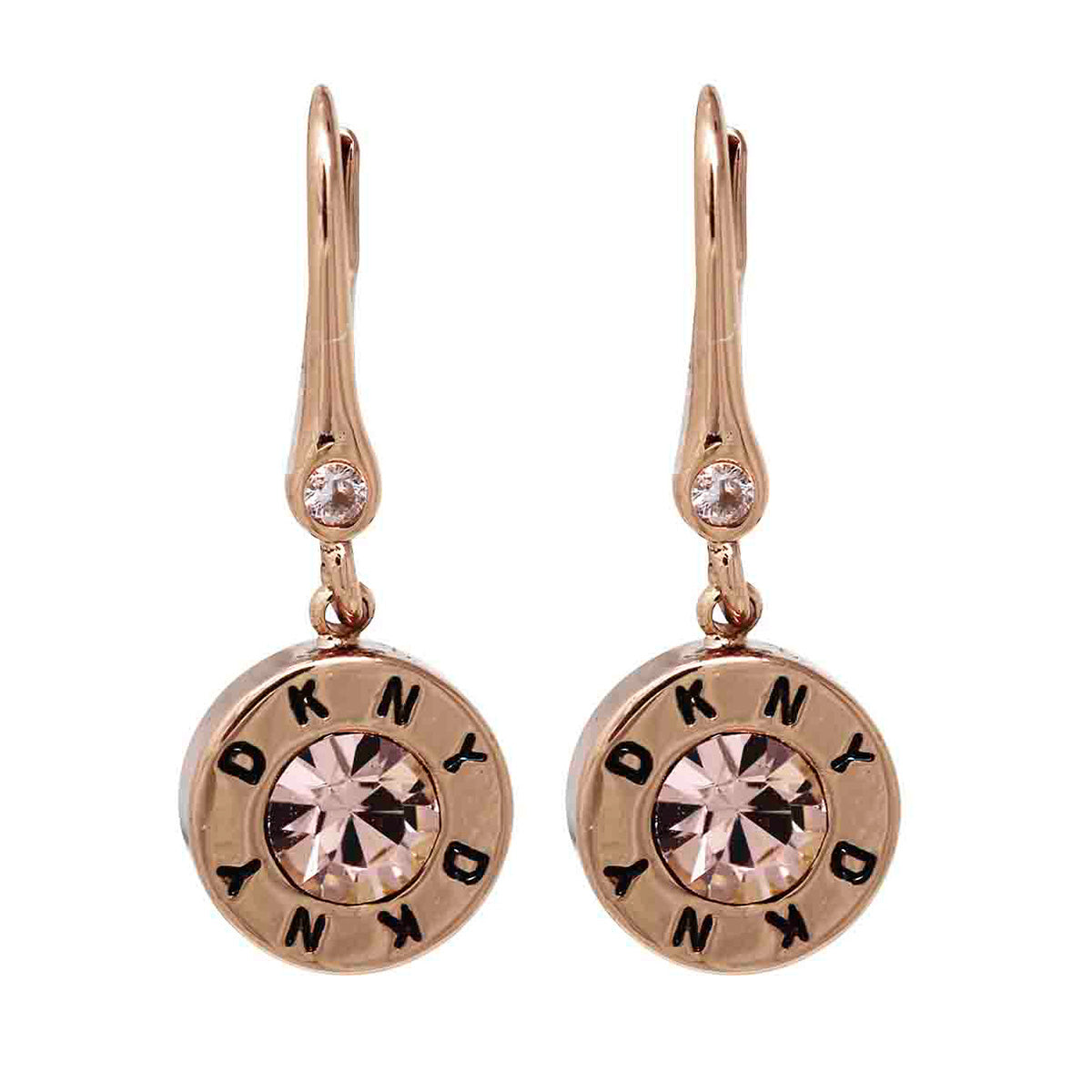 ARETES DKNY RE COLORS BASICS ORO ROSA