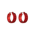 ARETES DKNY CARVER ROJO