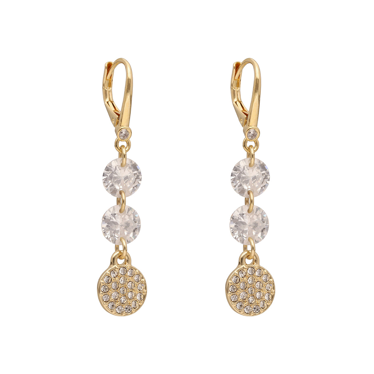 ARETES DKNY LAUREL DORADO