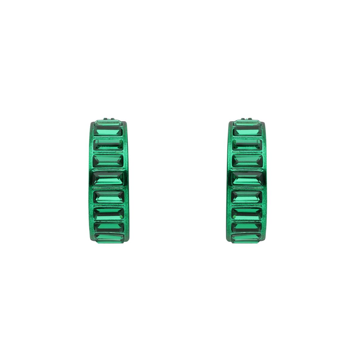 ARETES DKNY COLOR VERDE FORMA CIRCULAR 04G00635