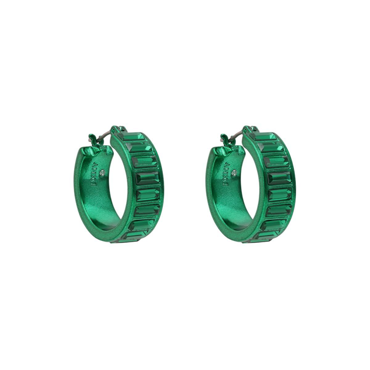 ARETES DKNY COLOR VERDE FORMA CIRCULAR 04G00635