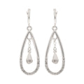 ARETES DKNY ANN PLATEADO