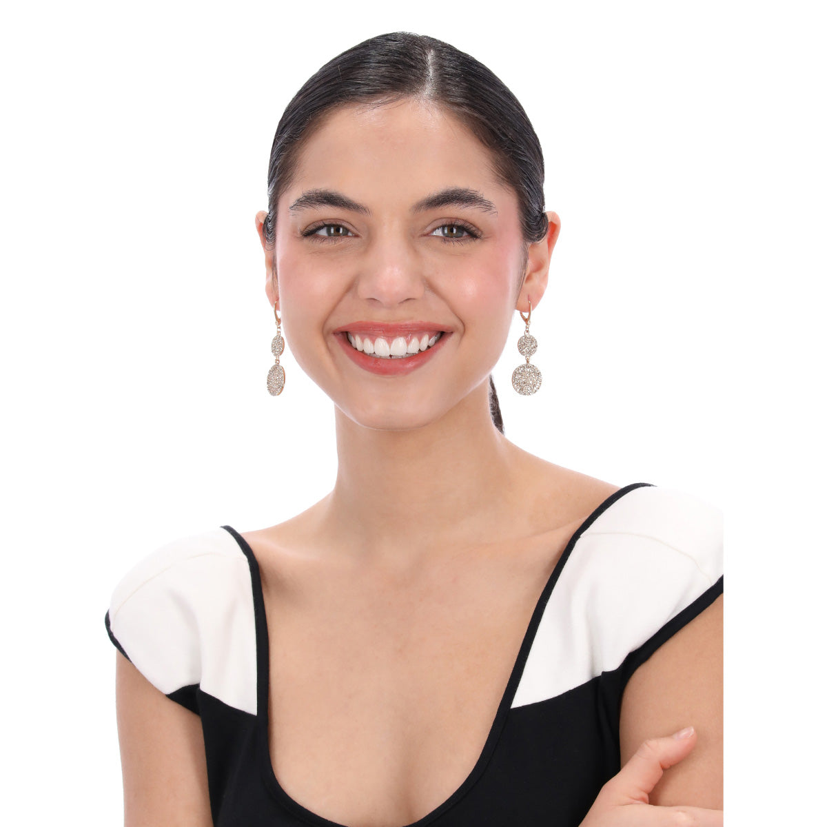 ARETES DKNY CARVER DORADO
