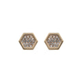 ARETES DKNY AMITY DORADO
