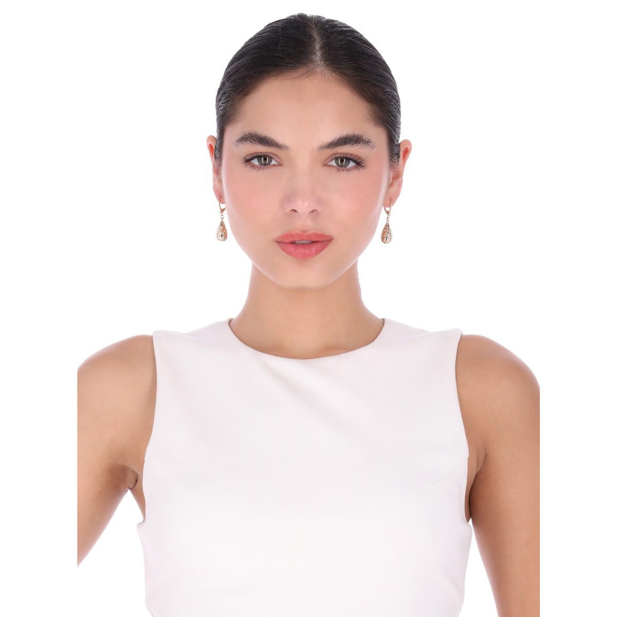 ARETES DKNY HAVEN DORADO