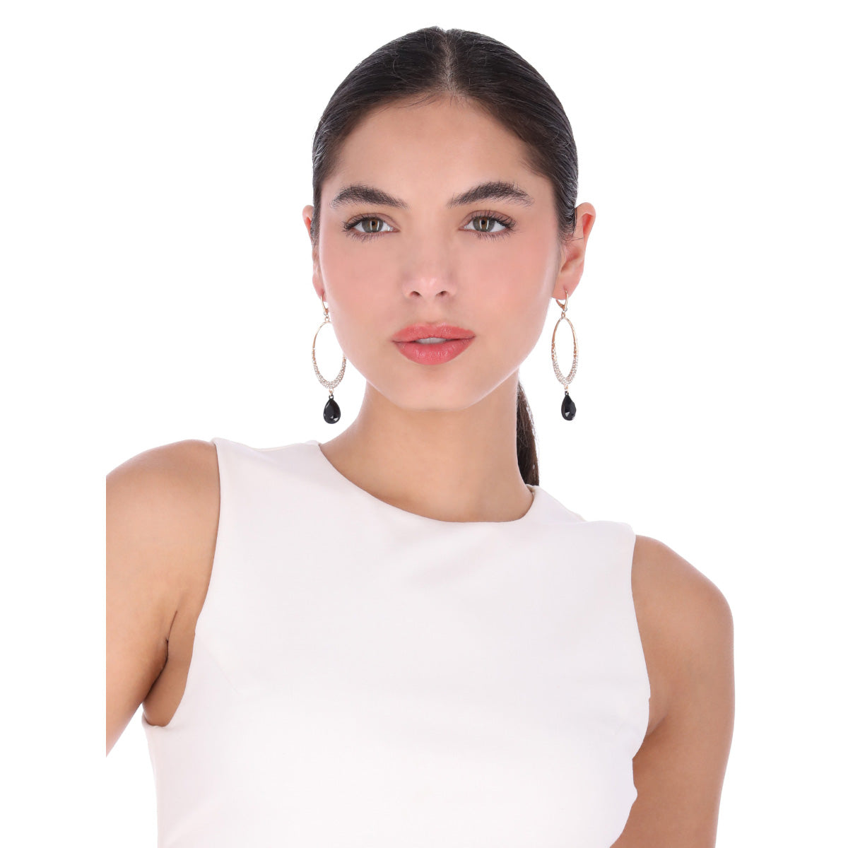 ARETES DKNY KENNA DORADO