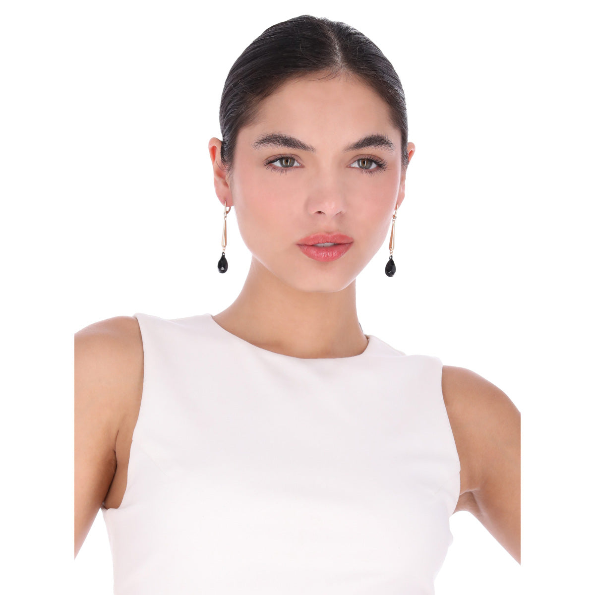 ARETES DKNY KENNA DORADO