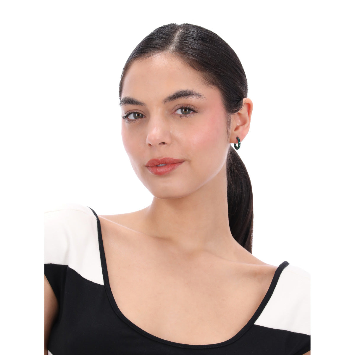 ARETES DKNY CARVER VERDE