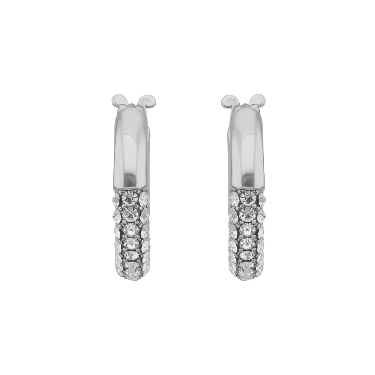 ARETES DKNY ANN PLATEADO