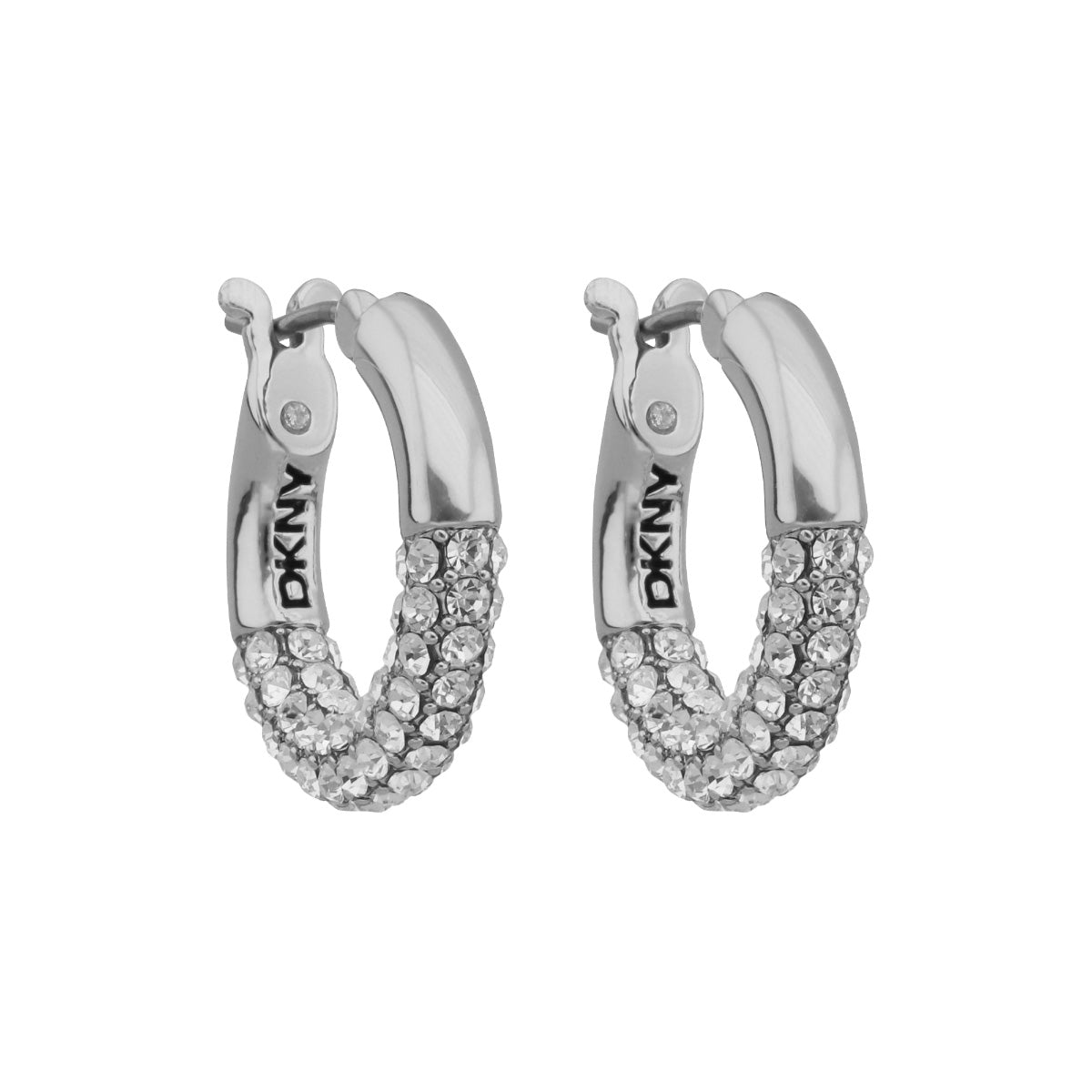 ARETES DKNY ANN PLATEADO