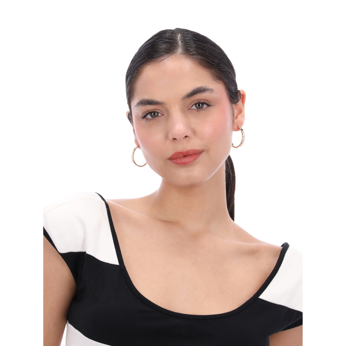 ARETES DKNY HAVEN DORADO