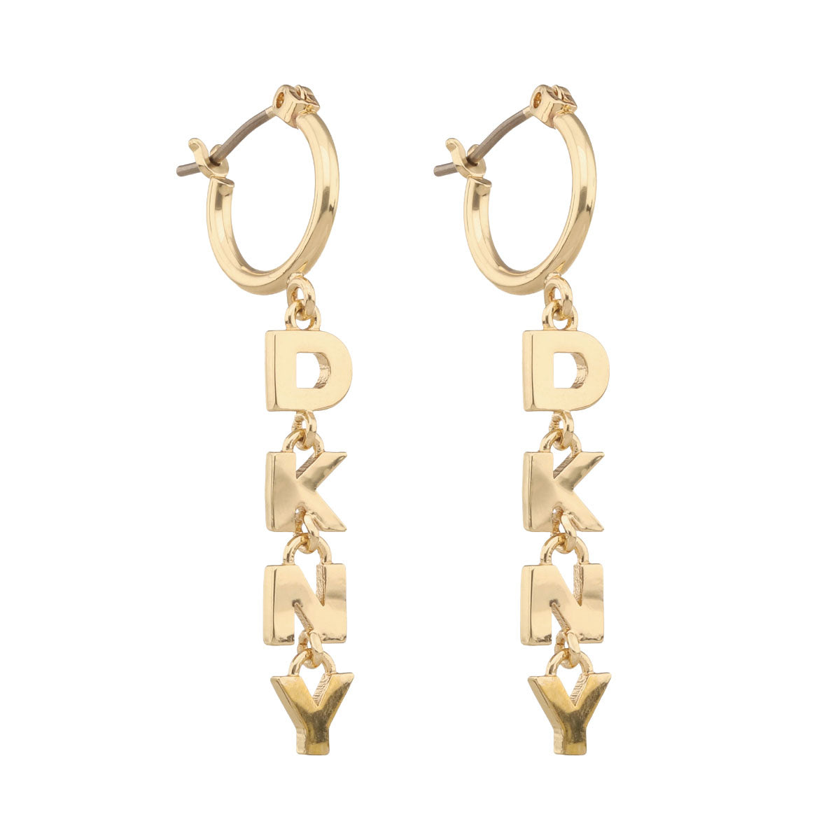ARETES DKNY SOCIAL DORADO